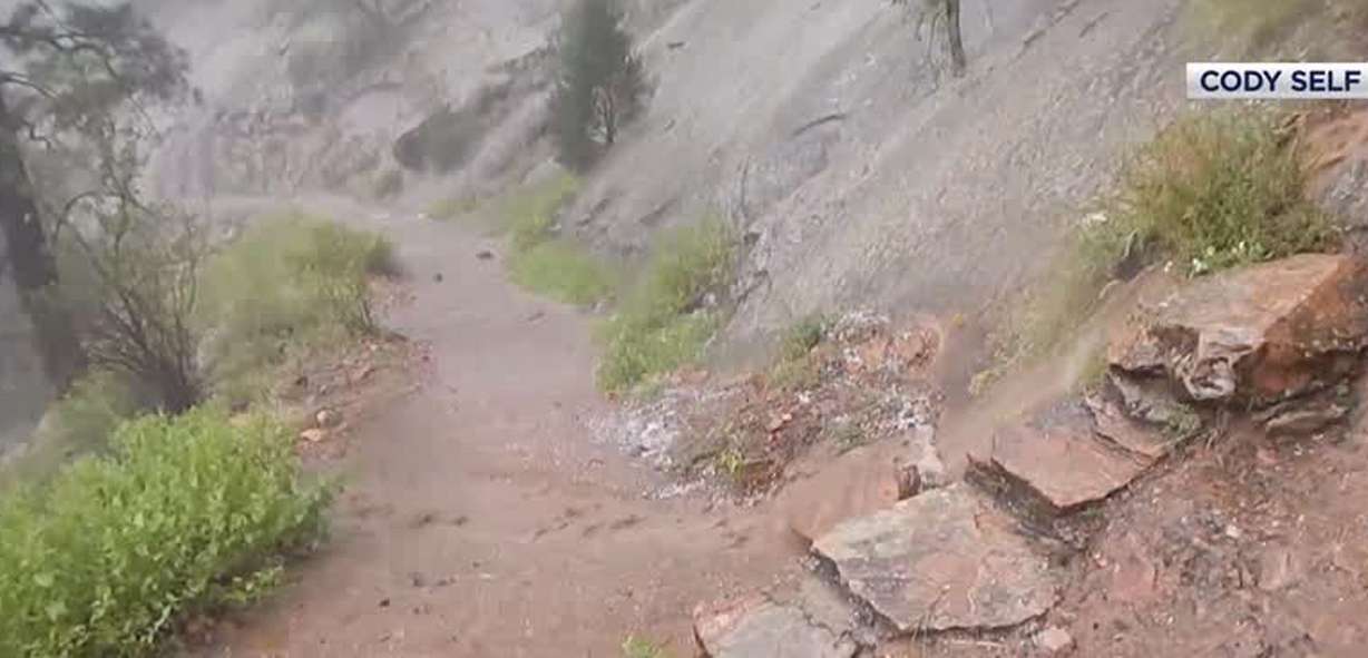 Zion National Park near time of the flash flood. Photo: Cody Self