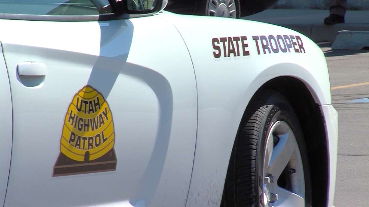 A female motorcyclist is dead after hitting a guardrail on state Route 191 in Helper on Thursday.