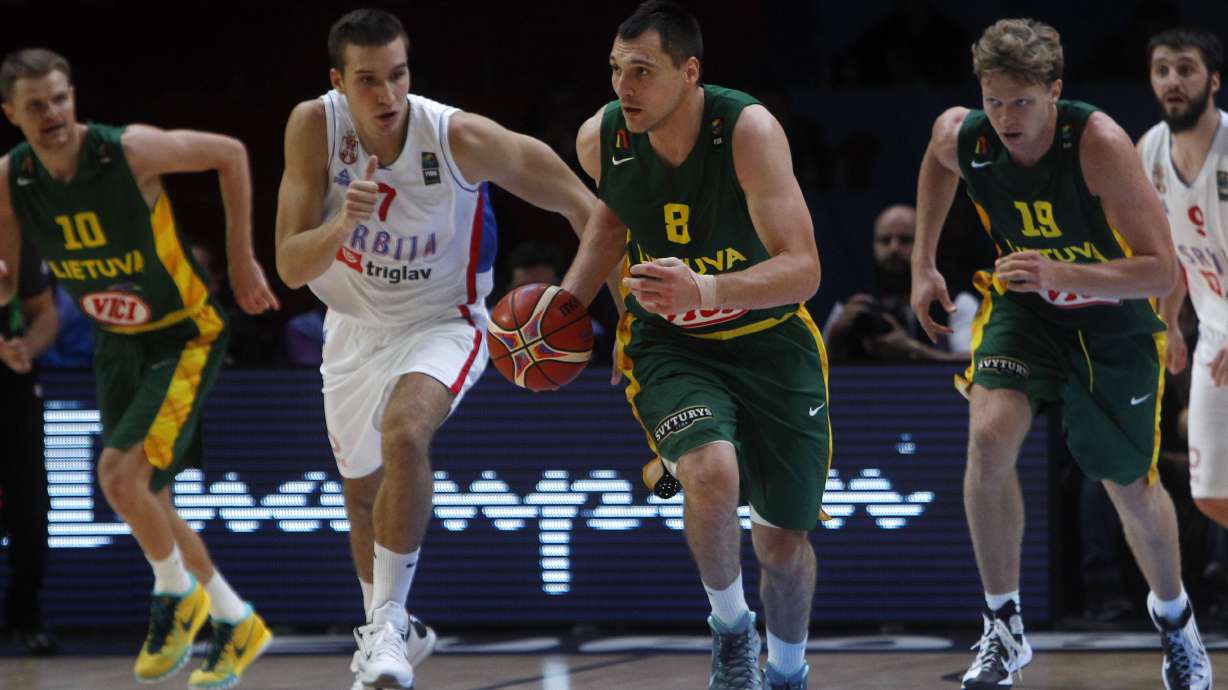 Lithuania edges Serbia 67-64 to reach Eurobasket final