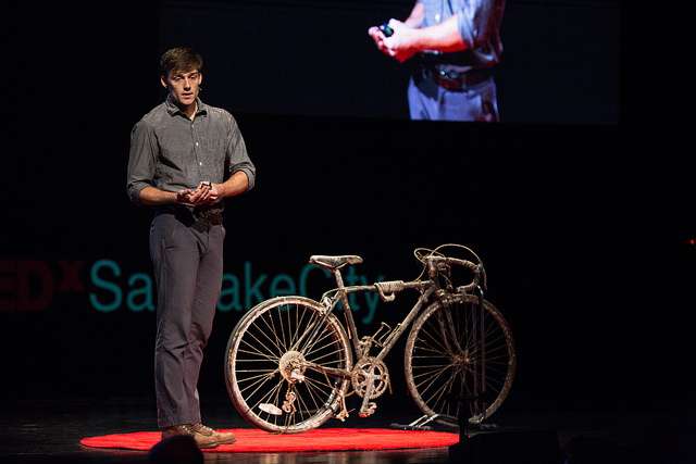 David Eyer Davis of the Bicycle Collective (Photo: TEDx Salt Lake City)