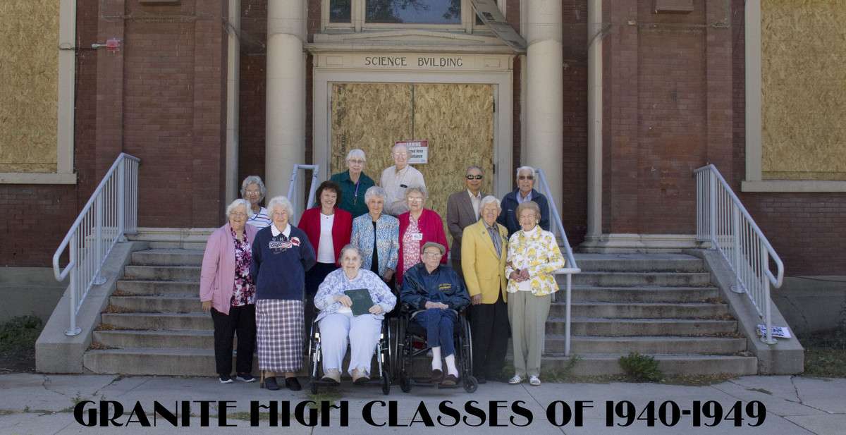 Granite High School classes of 1940 to 1949. (Photo: Merili Carter, Ken Chase, Donald Gee, and Kandice Naylor)