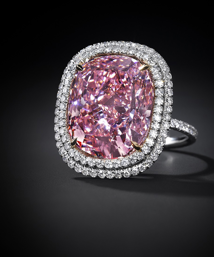 Stamp-sized pink diamond could bring $28M at auction