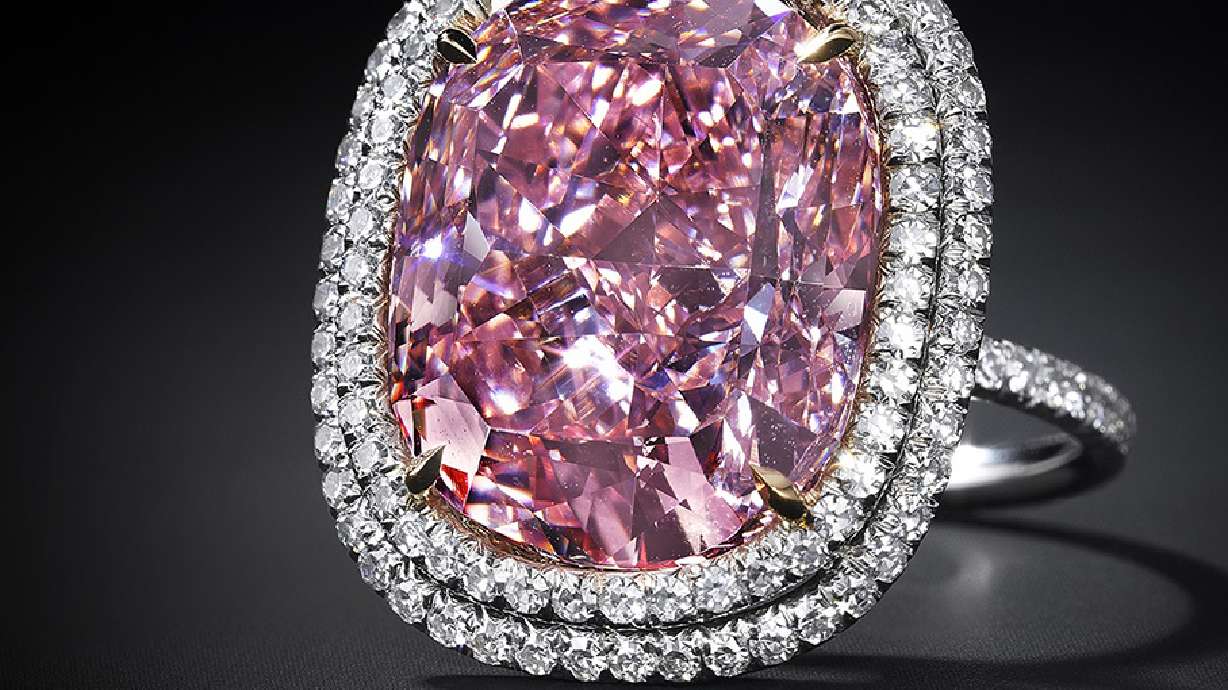 Stamp-sized pink diamond could bring $28M at auction