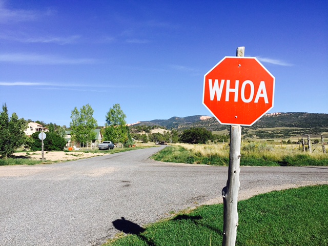 Whoa: Check out the stop signs in this small Utah town