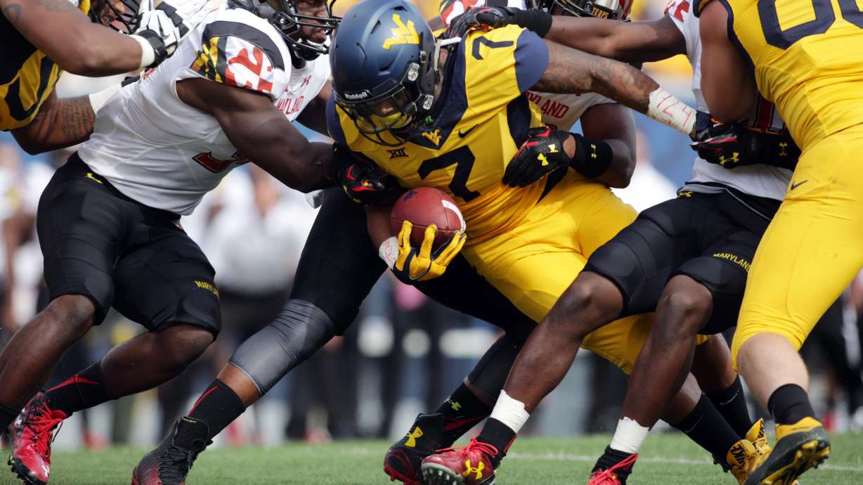 West Virginia topples Maryland 45-6