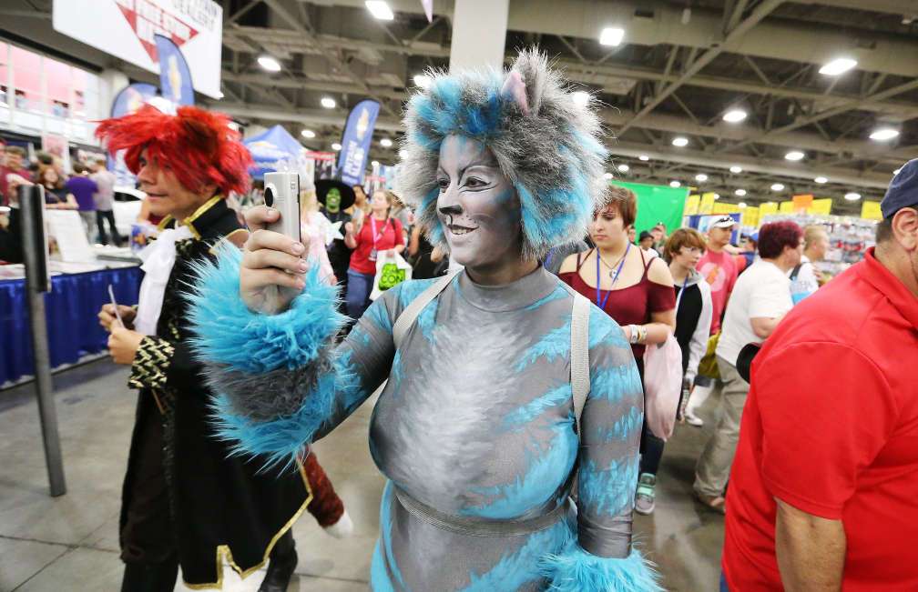 McKenzie Flink shoots some video at Salt Lake Comic Con 2015 in Salt Lake City Thursday, Sept. 24, 2015. (Photo: Jeffrey D. Allred, Deseret News)