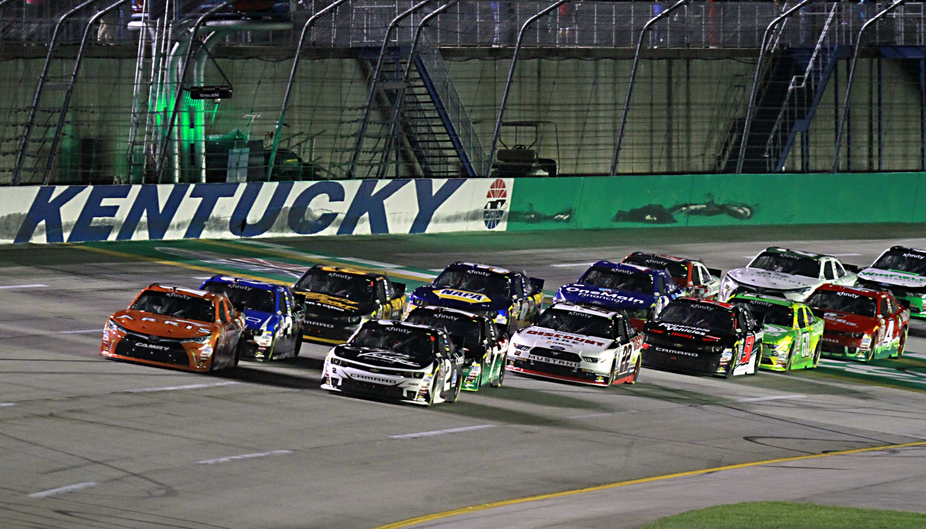 Ryan Blaney wins Xfinity race at Kentucky Speedway