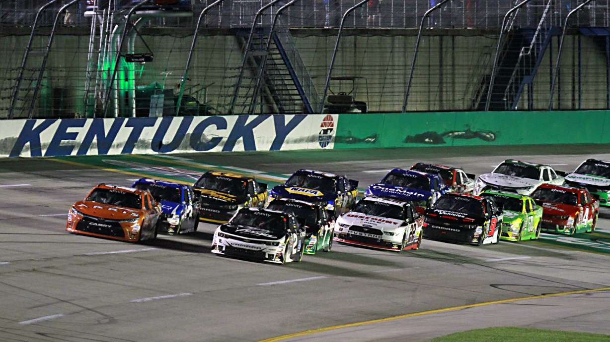 Ryan Blaney wins Xfinity race at Kentucky Speedway