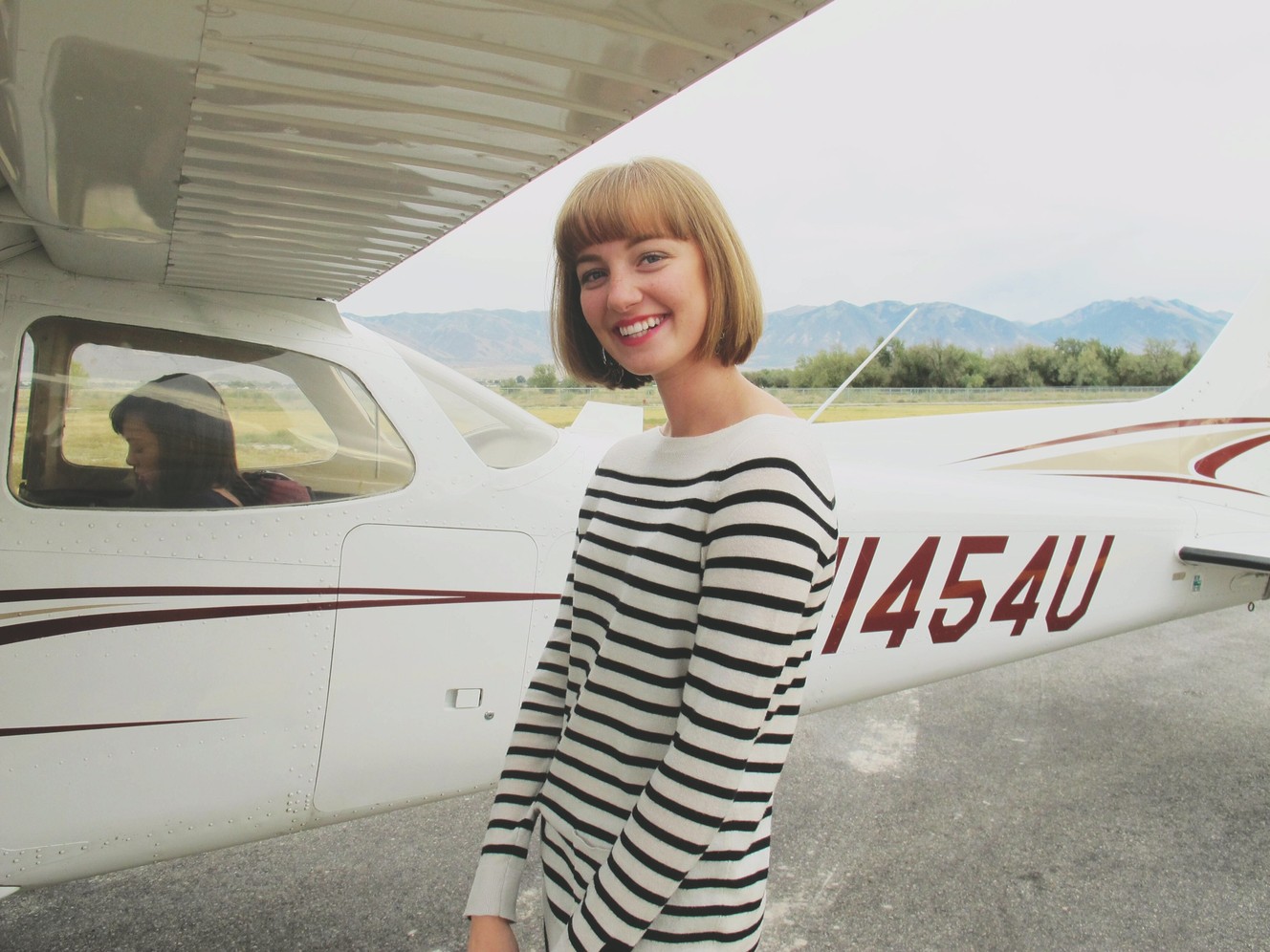Nibley teen flies 'like a girl' with local pilot after online bullying incident