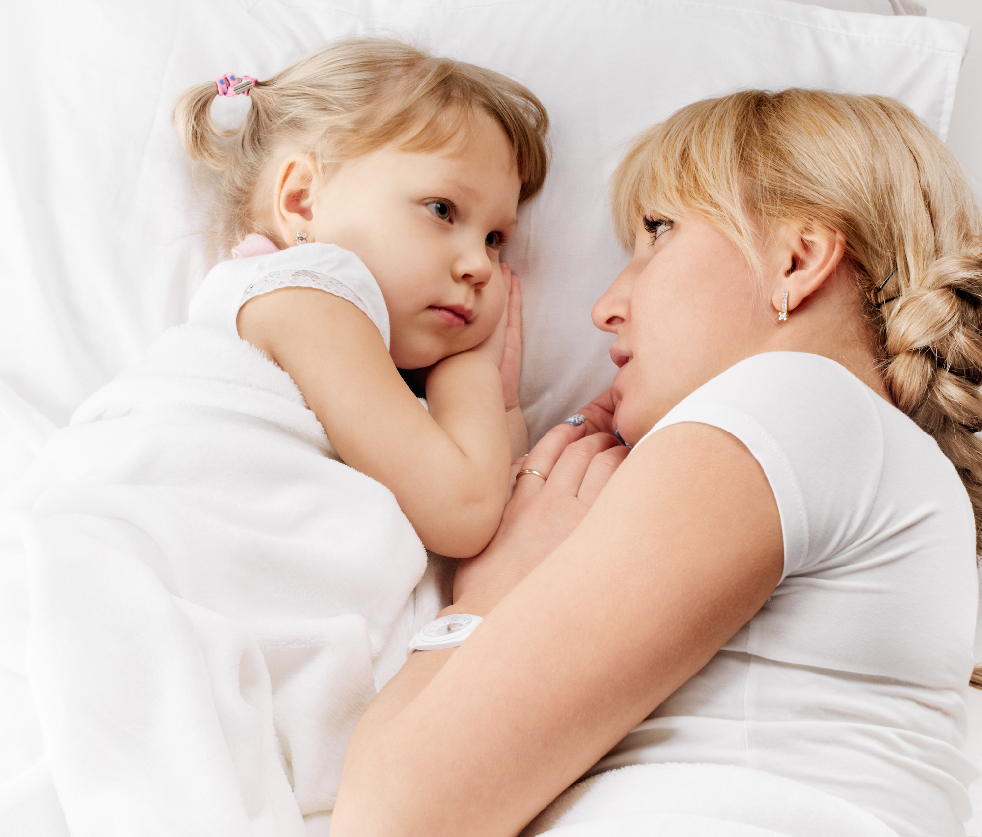 Parents can talk to their older children about their feelings in age-appropriate ways. They can also arrange special playdates for them so they don't feel left out or forgotten. (Photo: Denys Kurbatov/Shutterstock)