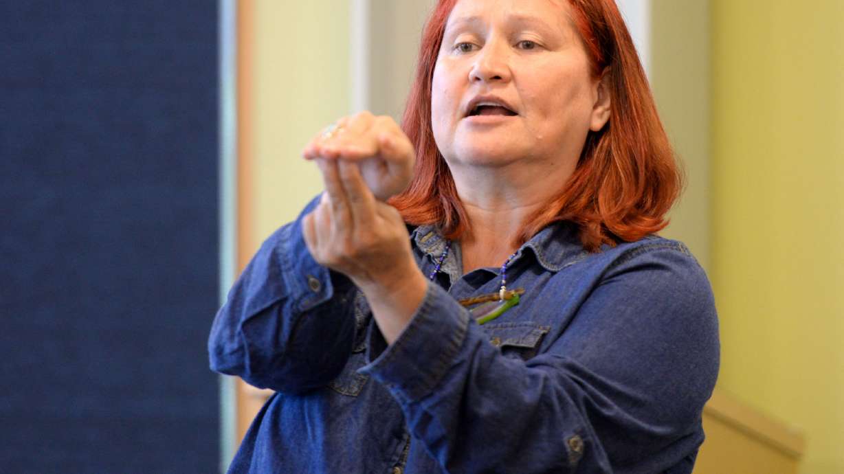 Shm'algyack speaker passes on language in Ketchikan