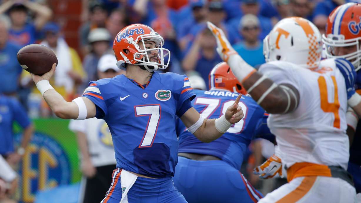 AP source: Florida QB Grier ill, might not start vs Ole Miss