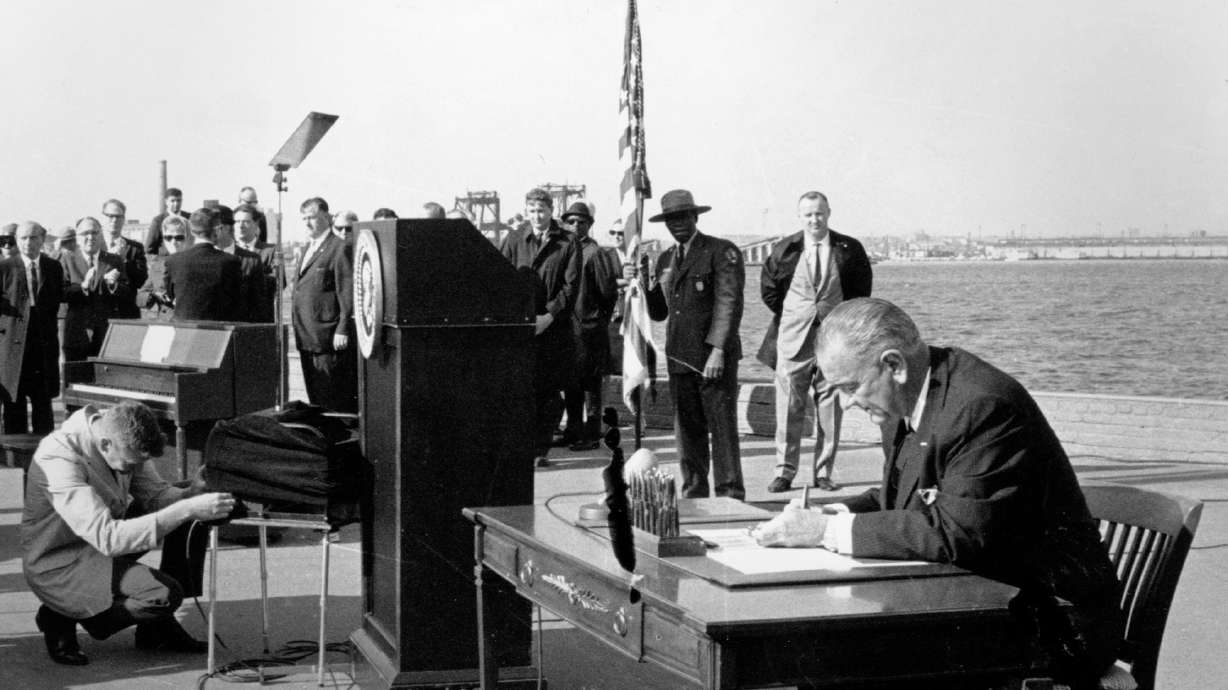 1965 Immigration Act, presented as symbolic, changed nation