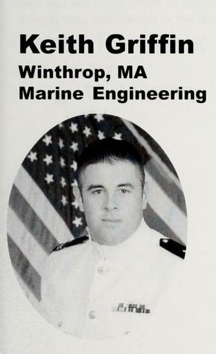 Keith Griffin, engineer aboard El Faro. Photo:	Massachusetts Maritime Academy