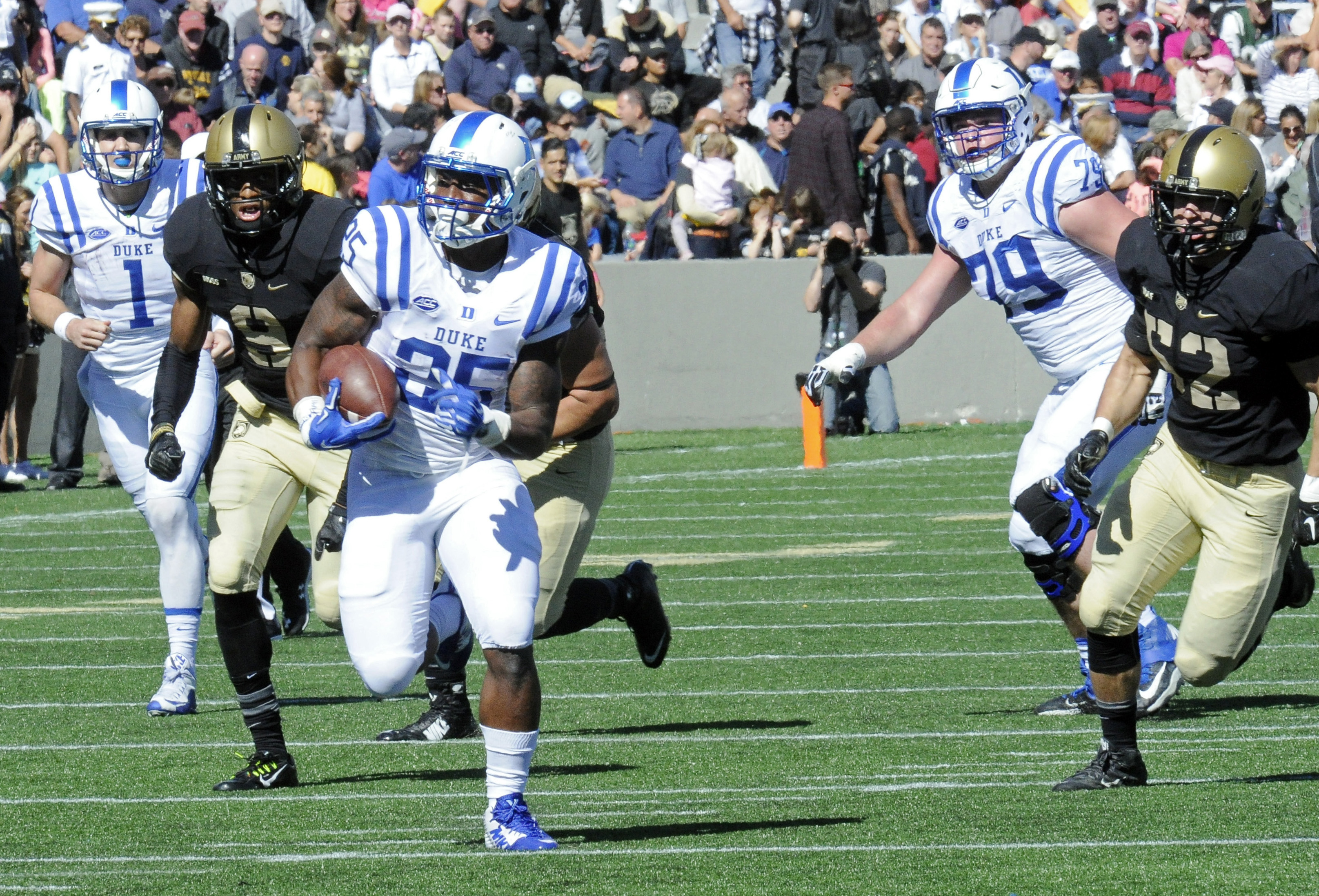 Duke defense stifles mistake-prone Army in 44-3 win