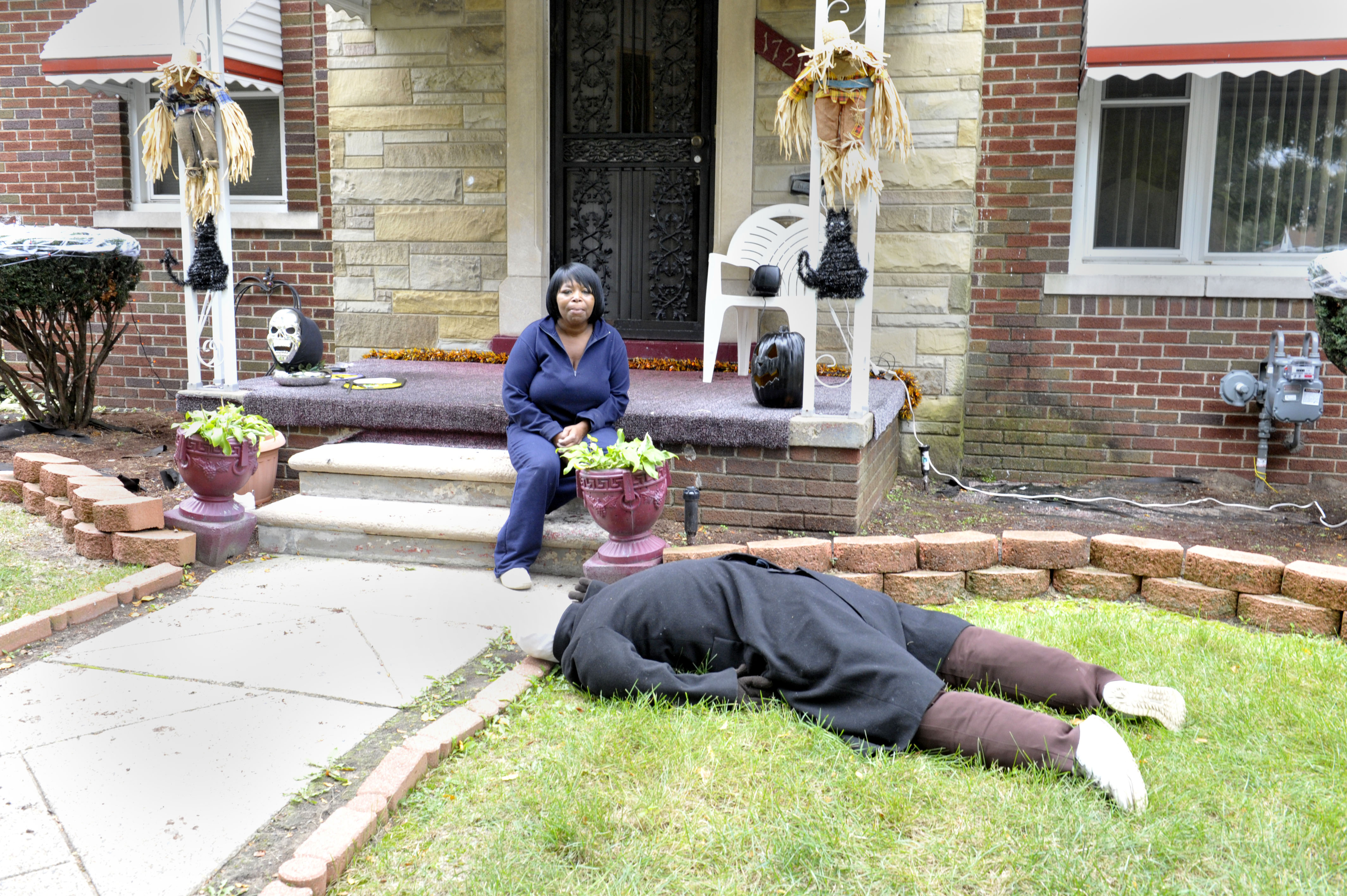 Face-down dummy Halloween prank prompts repeated 911 calls