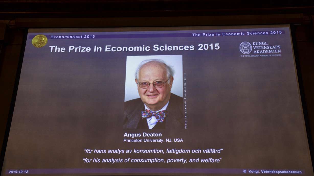 Angus Deaton wins Nobel economics prize for work on poverty