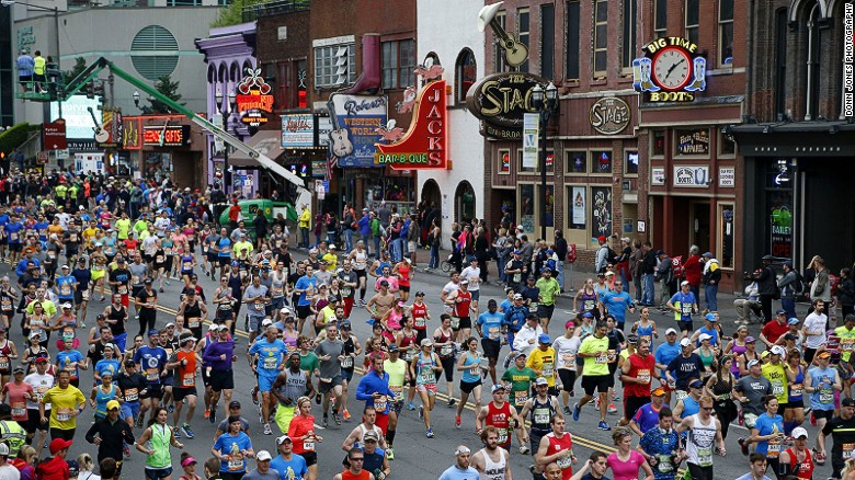 St. Jude Country Music Marathon & Half Marathon in Nashville. Photo: CNN