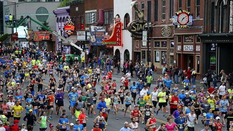 St. Jude Country Music Marathon & Half Marathon in Nashville. Photo: CNN