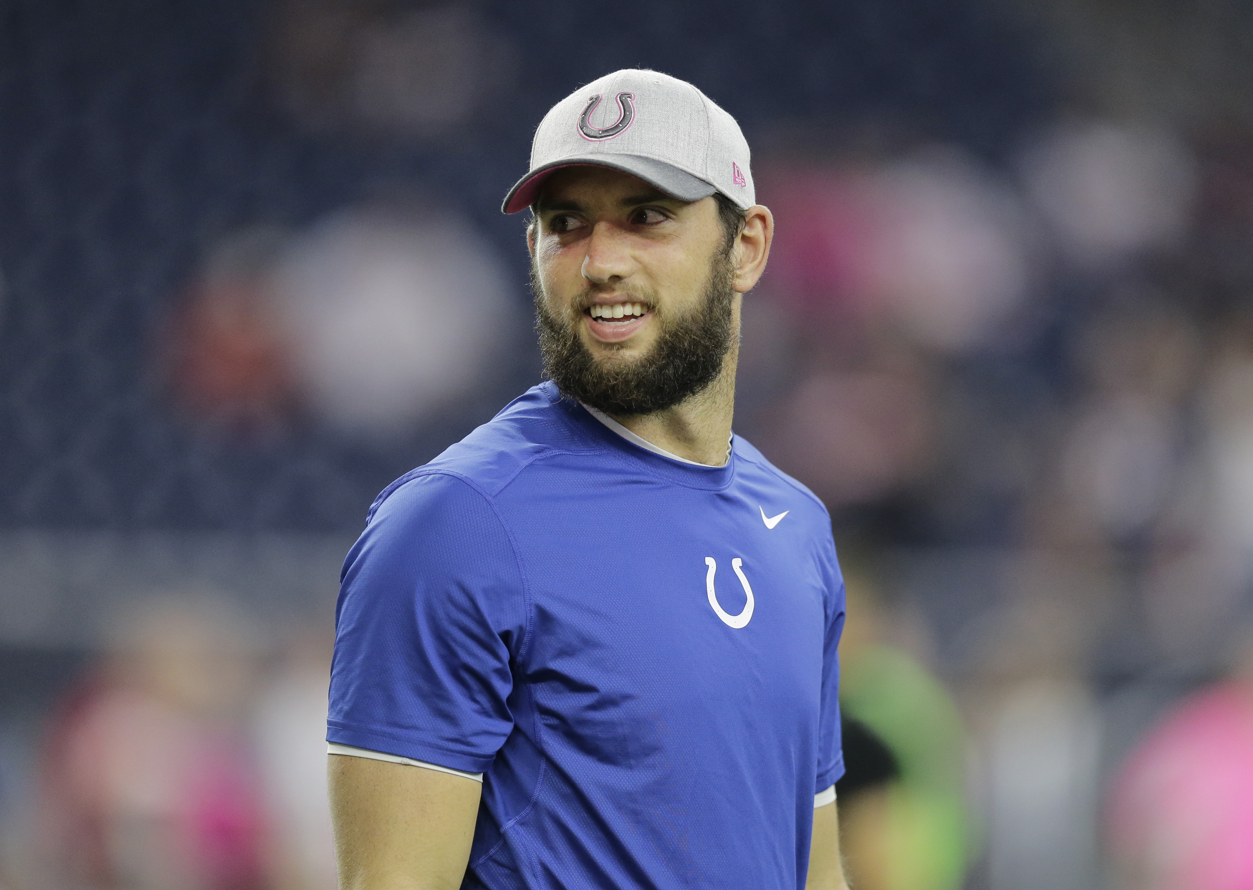 Colts QB Andrew Luck a full participant at practice for Pats