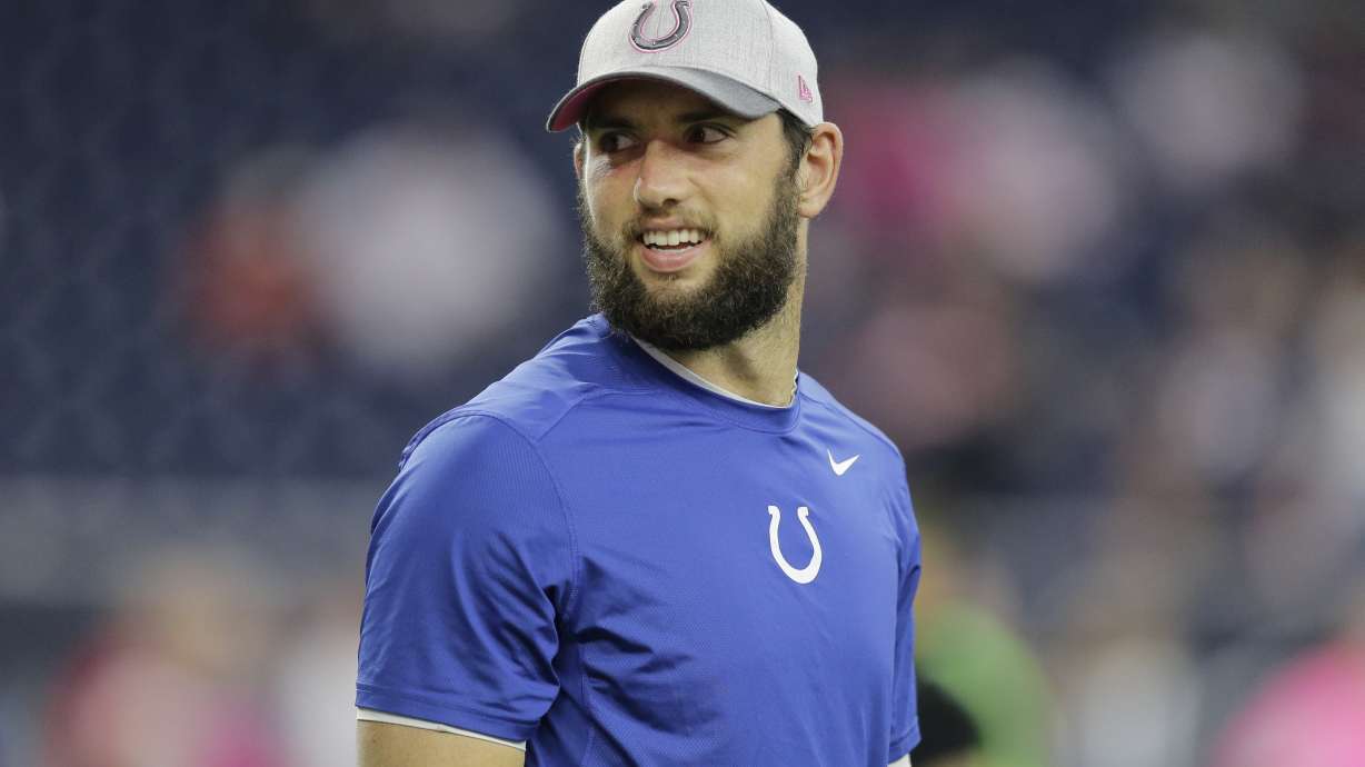 Colts QB Andrew Luck a full participant at practice for Pats