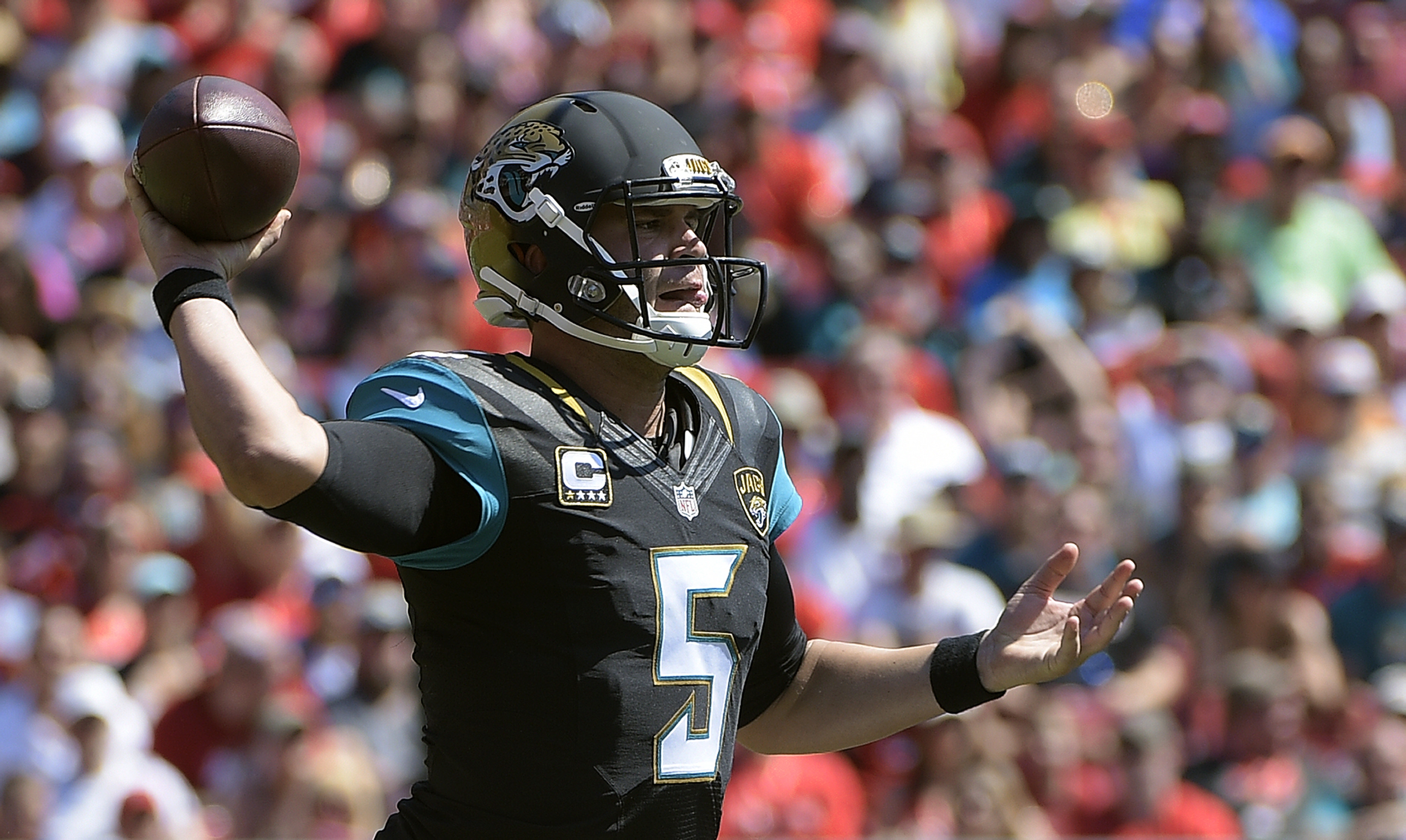 With QB Bortles ailing, Jaguars sign Tuel to practice squad