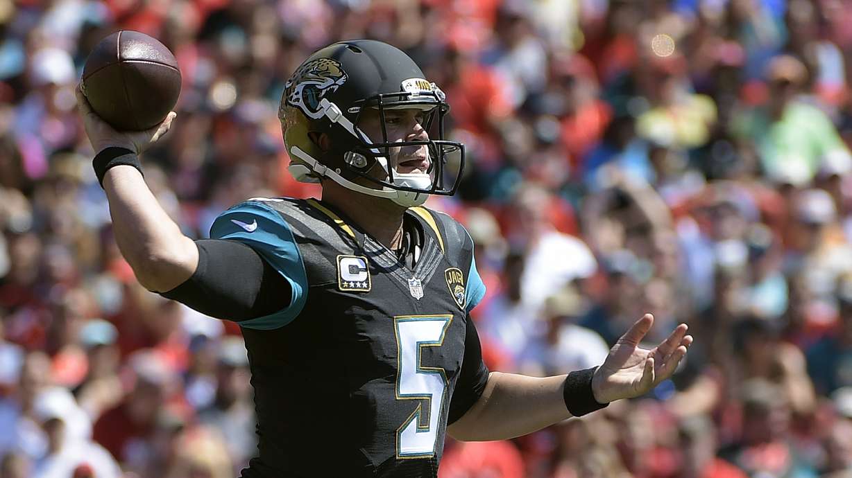 With QB Bortles ailing, Jaguars sign Tuel to practice squad