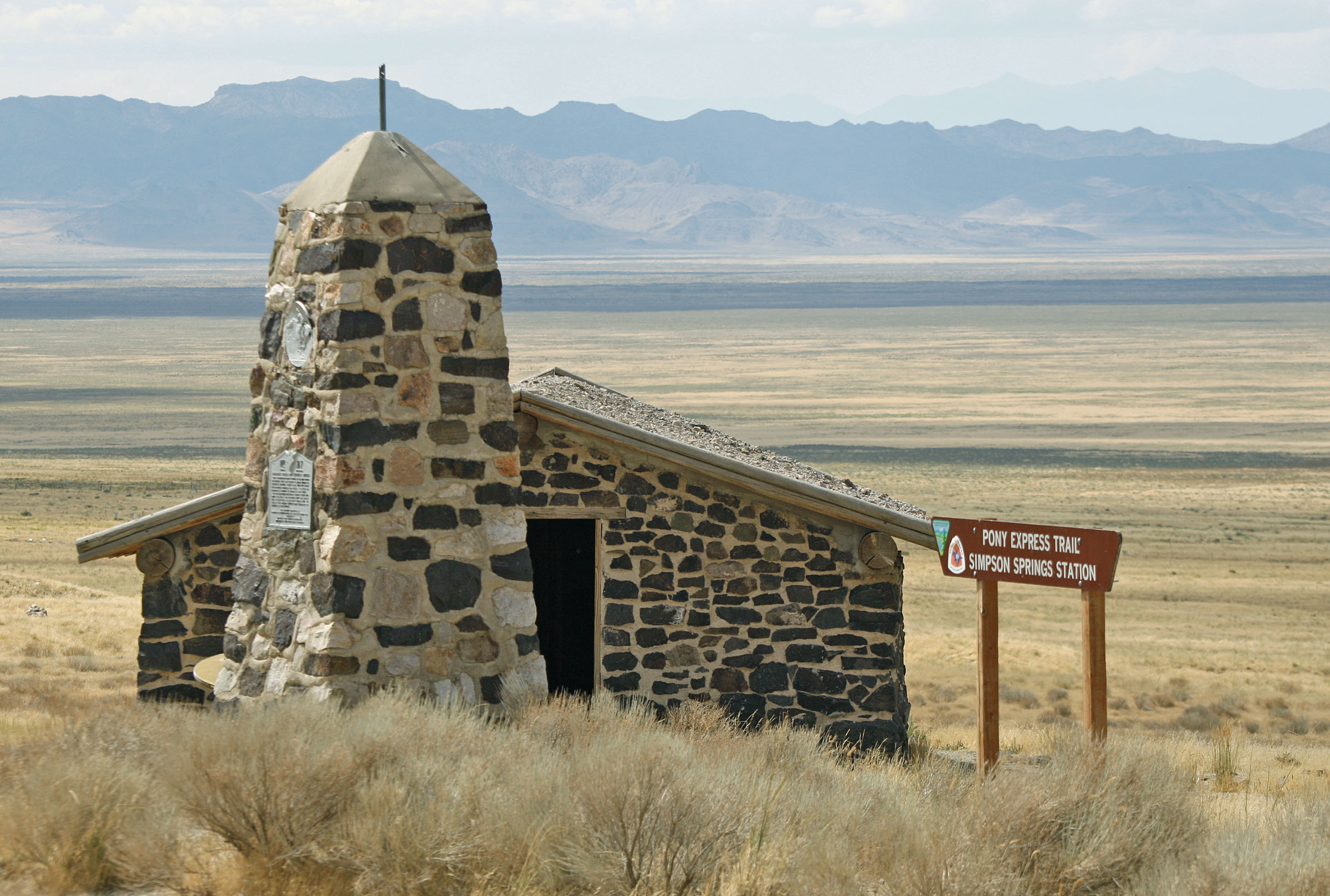 Old Simpson Springs pony express station while riding with wild horses in the West Desert Tuesday, Sept. 13, 2011, near Simpson Springs, Utah.