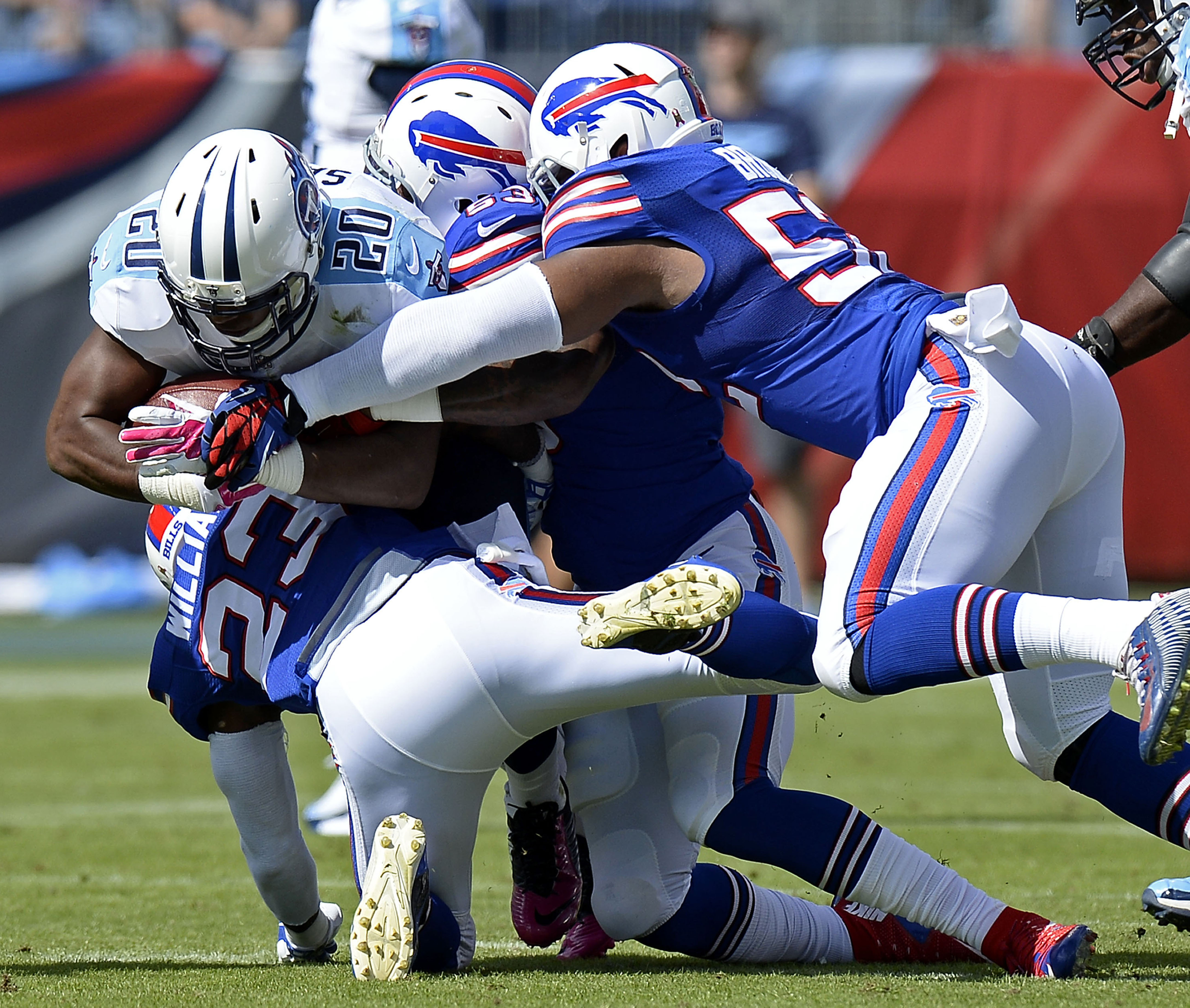 Neck injury lands Bills safety Williams on short-term IR