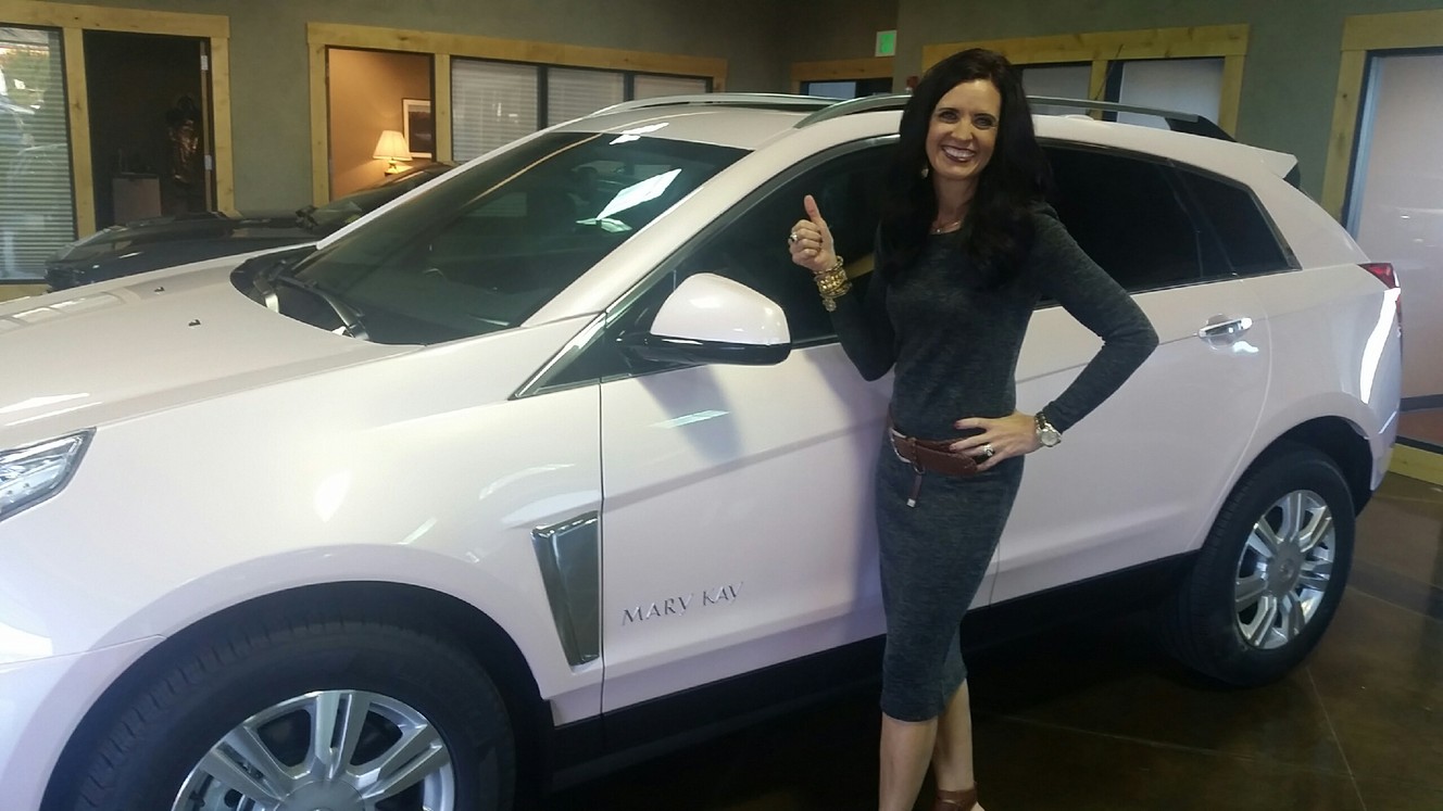 North Logan woman earns 6th iconic pink Cadillac with Mary Kay