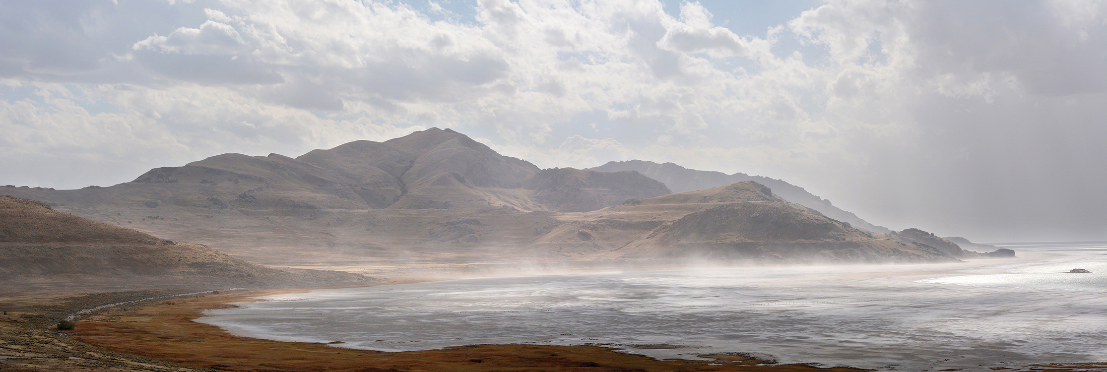 White Rock Bay at Antelope Island. Photo credit: Ken Krahulec/Utah Geological Survey