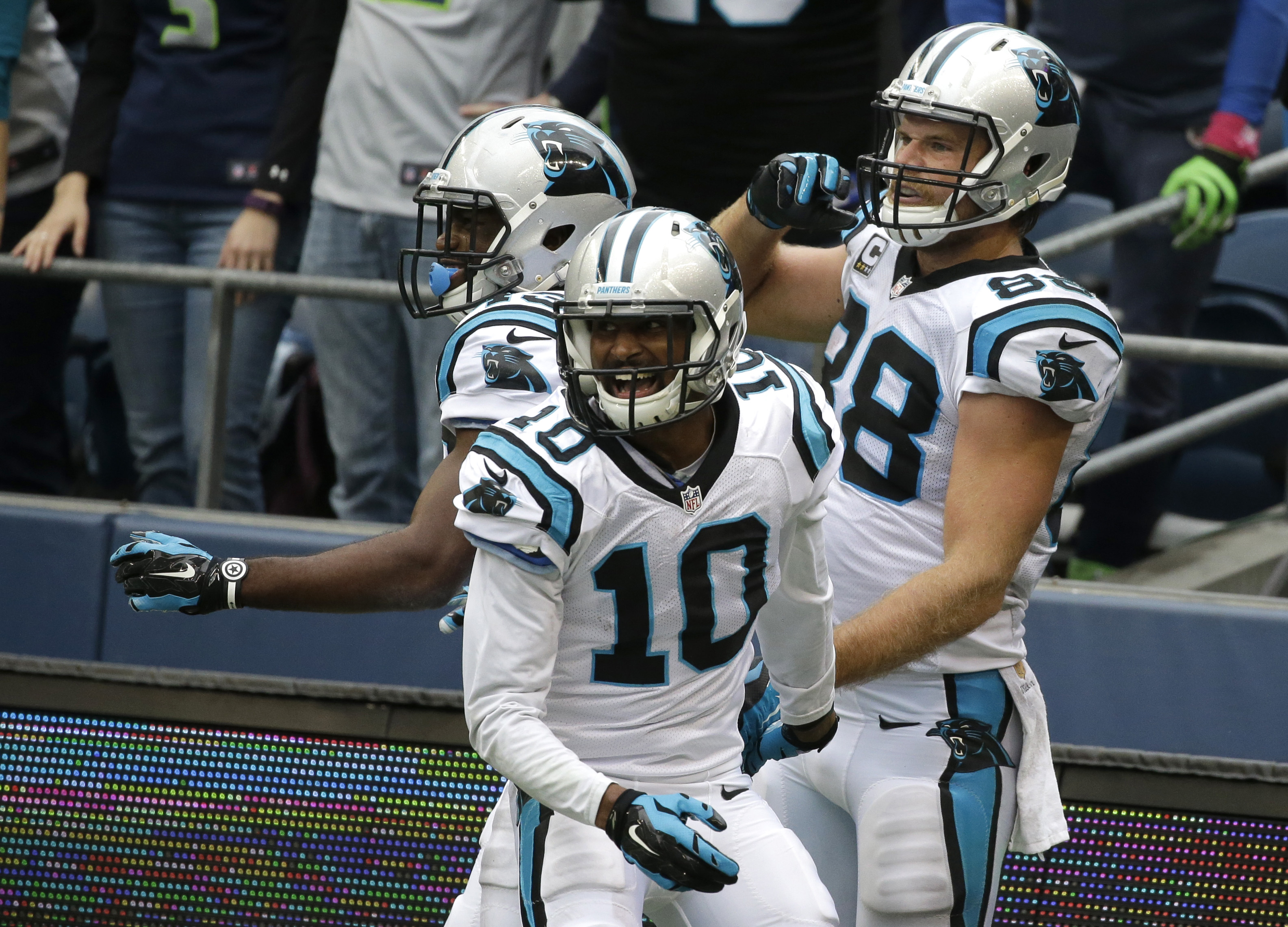 Newton leads late Carolina rally for 27-23 win over Seattle
