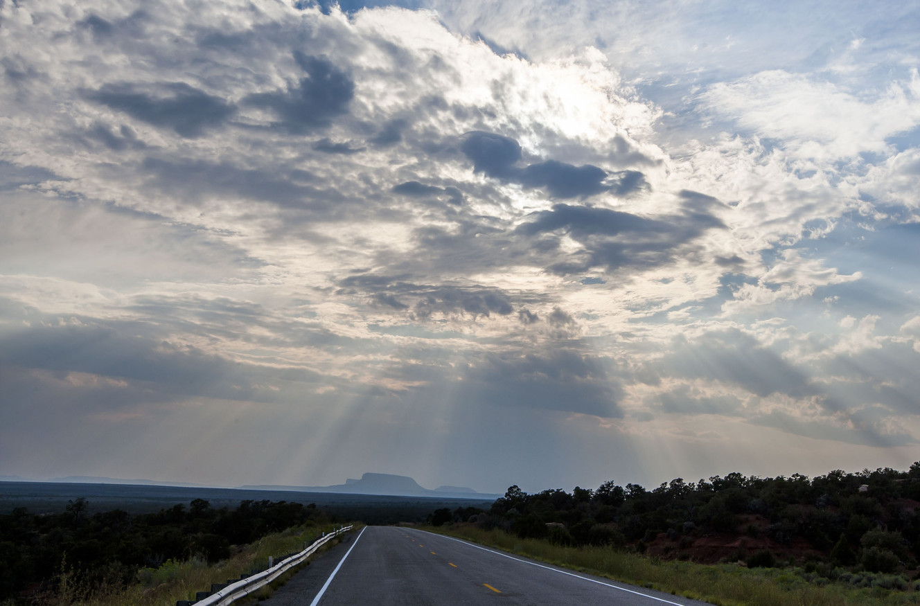 The sun shines down over the Bears Ears area, Thursday, Aug. 20, 2015.
 (Photo: Stacie Scott, Deseret News)