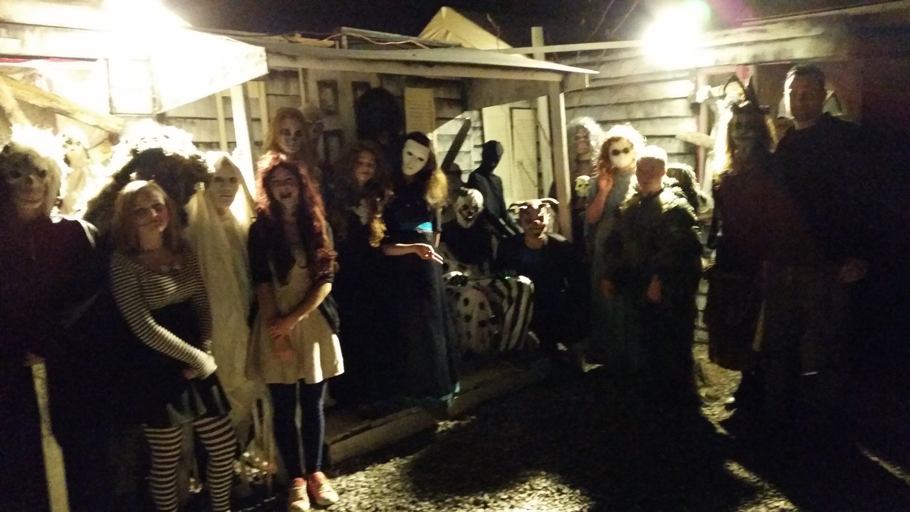 Neighbors build haunted house for Eagle Mountain man injured in fatal crash