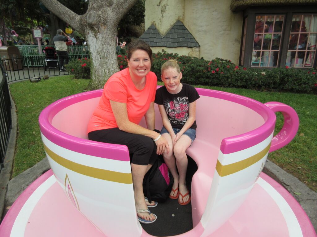 Kim and Abby Matz at Disneyland. (Photo: Searle family)