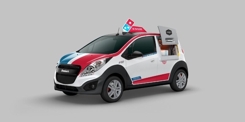 Domino's launches fleet of customized pizza-delivery vehicles
