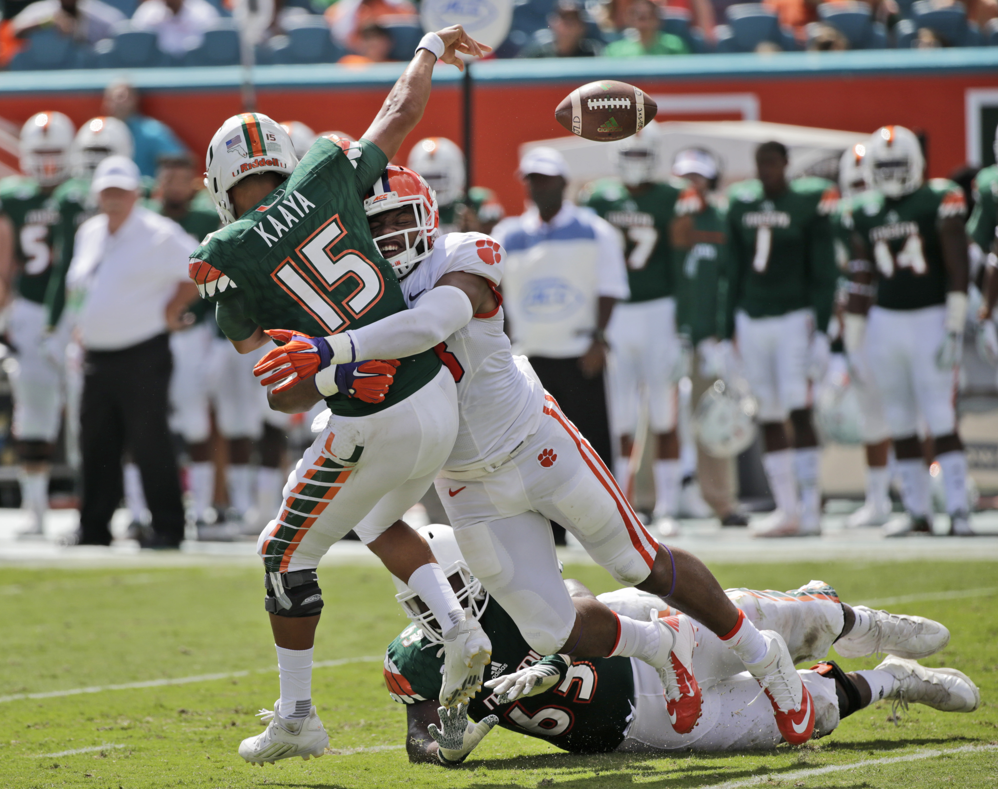 No. 6 Clemson hands Miami worst loss ever, 58-0