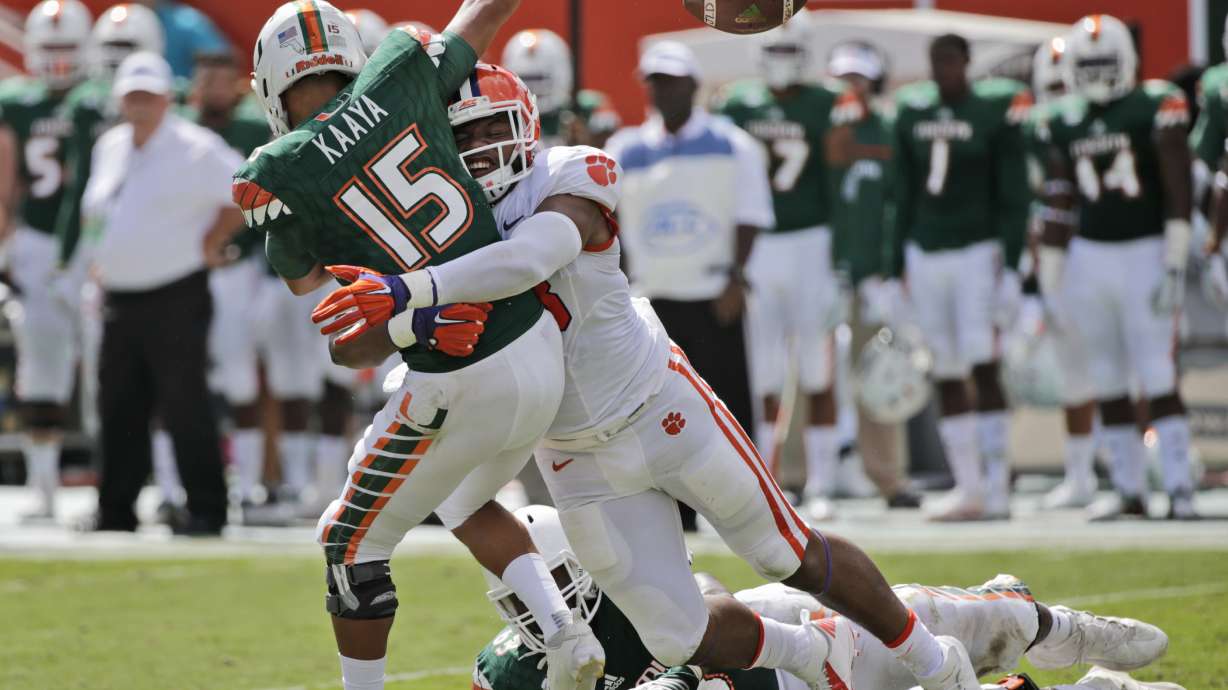 No. 6 Clemson hands Miami worst loss ever, 58-0