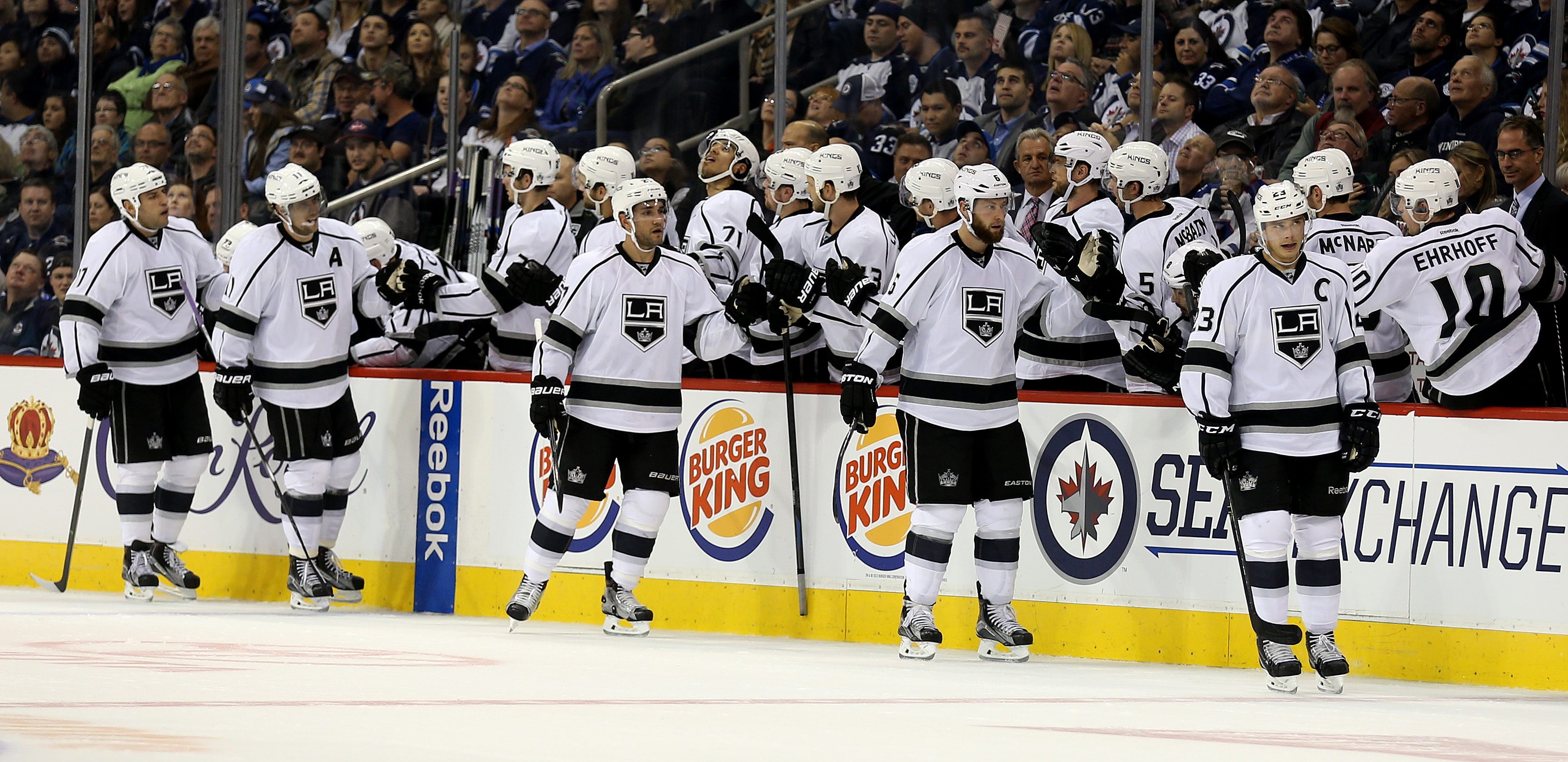 Lucic lifts Kings to sixth straight win, beating Jets 4-1