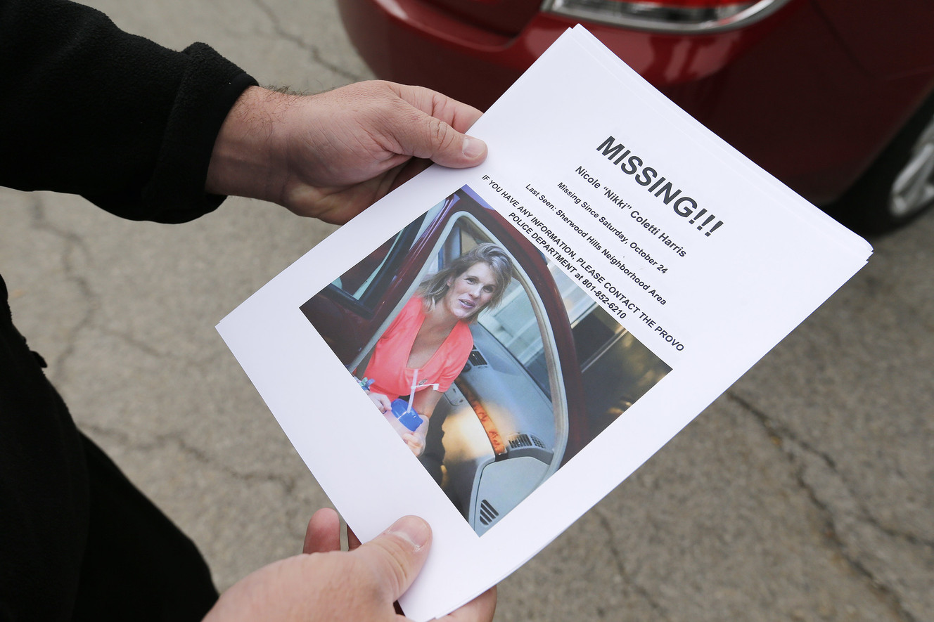 Searchers look for Nicole Harris in Rock Canyon in Provo Wednesday, Oct. 28, 2015. Harris has been missing since Saturday. (Photo: Jeffrey D. Allred, Deseret News)