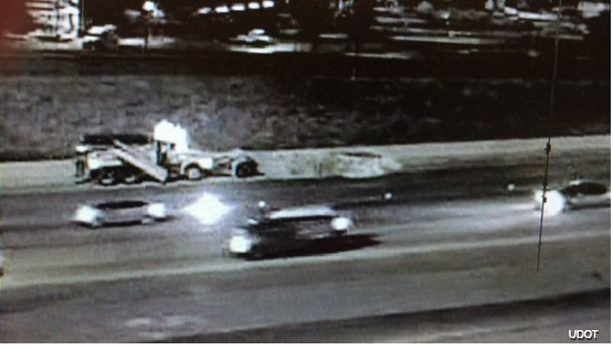 Camión transportando heno provoca accidente de 7 vehículos en ruta de UT 