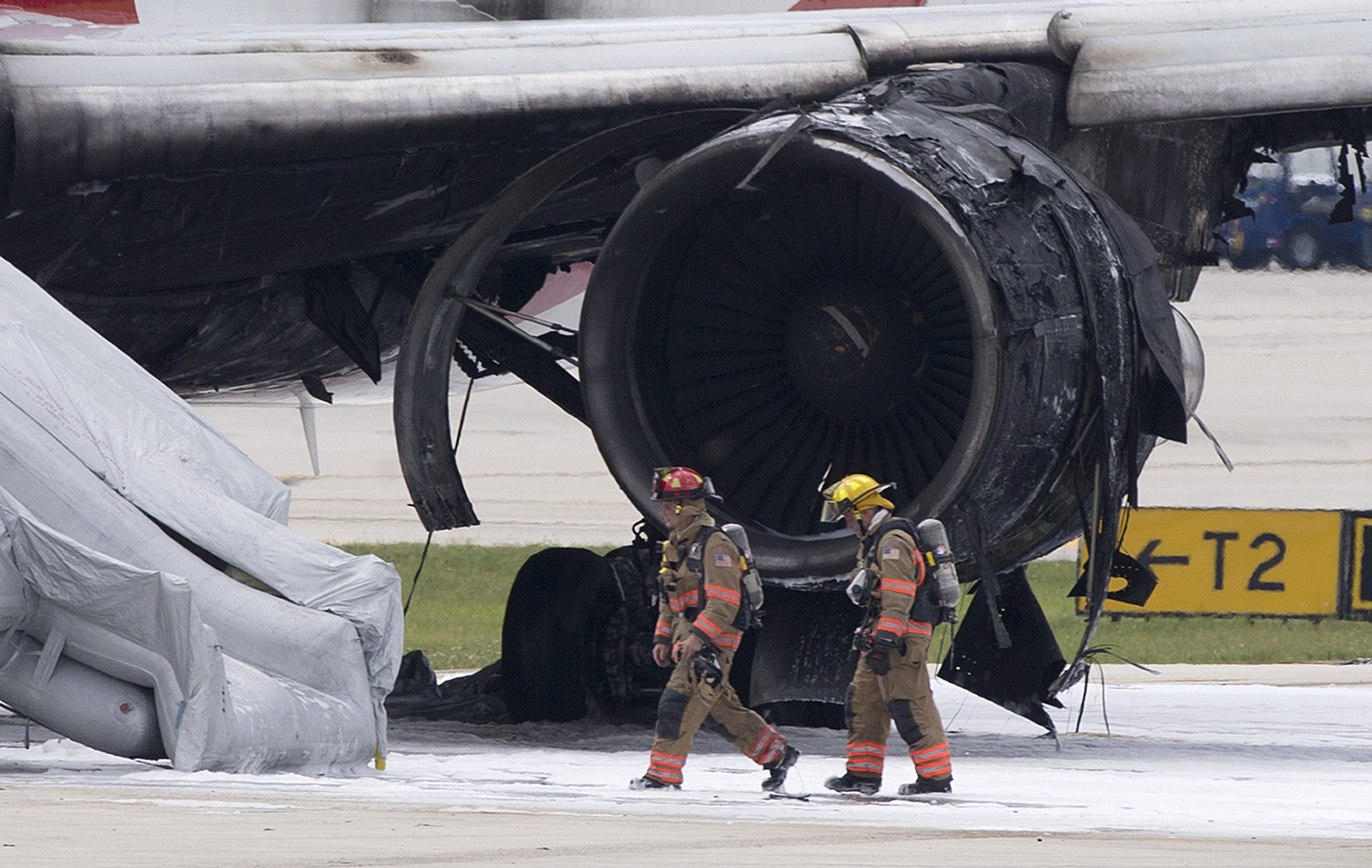 Plane catches fire on runway; FAA says it had no past issues
