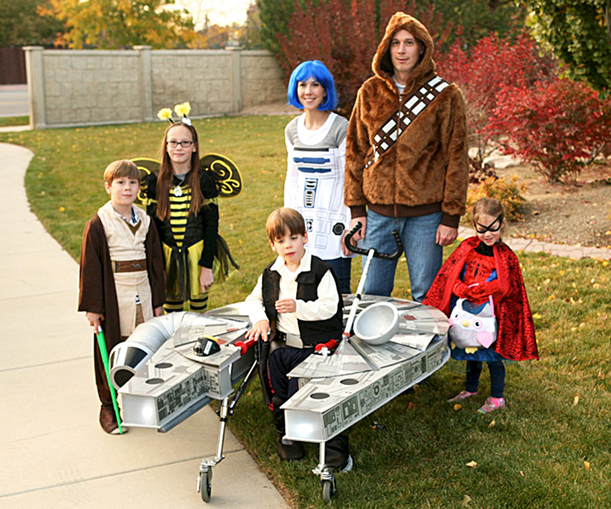 Family builds Star Wars costume for son with cerebral palsy