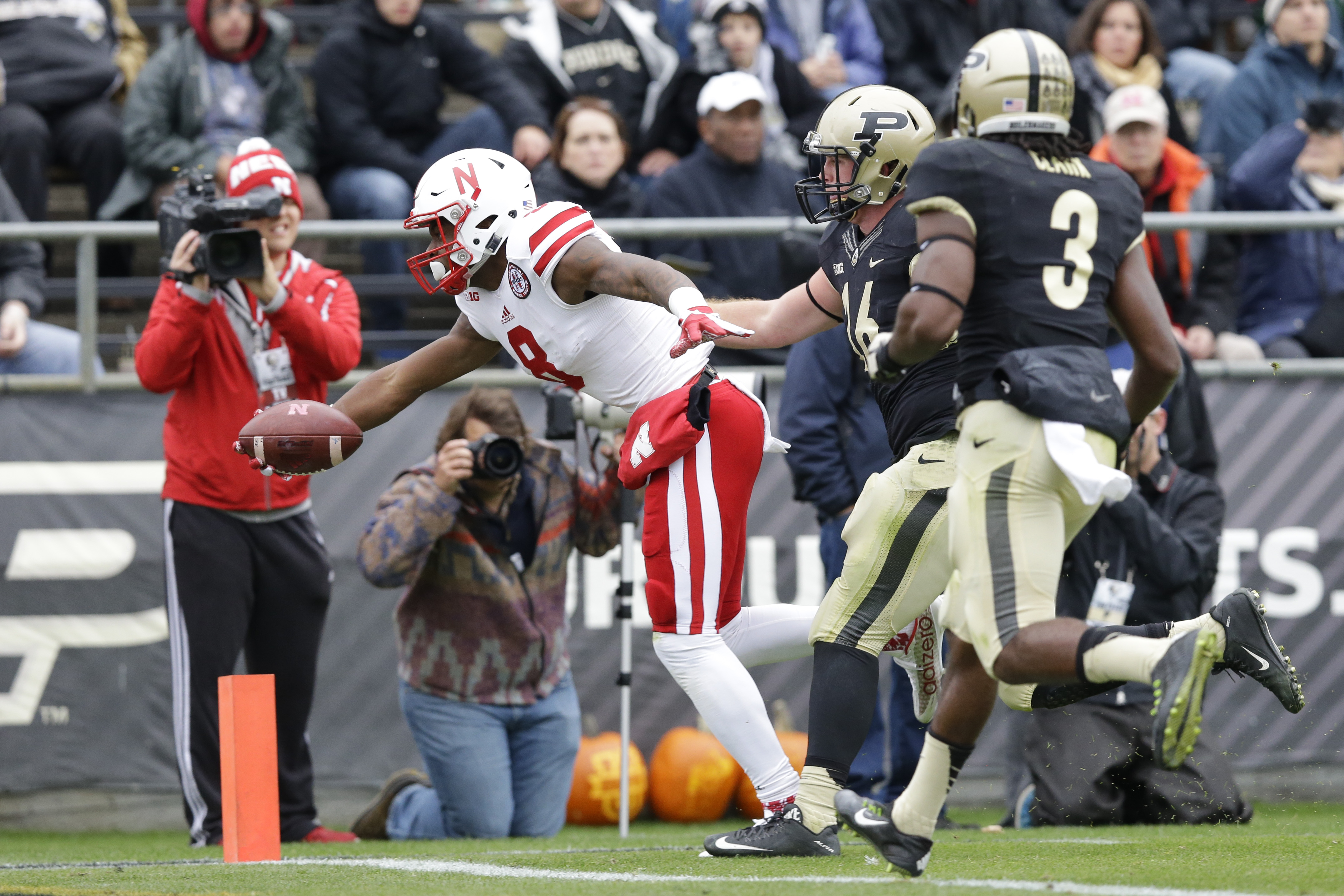 Purdue air attack beats Nebraska 55-45