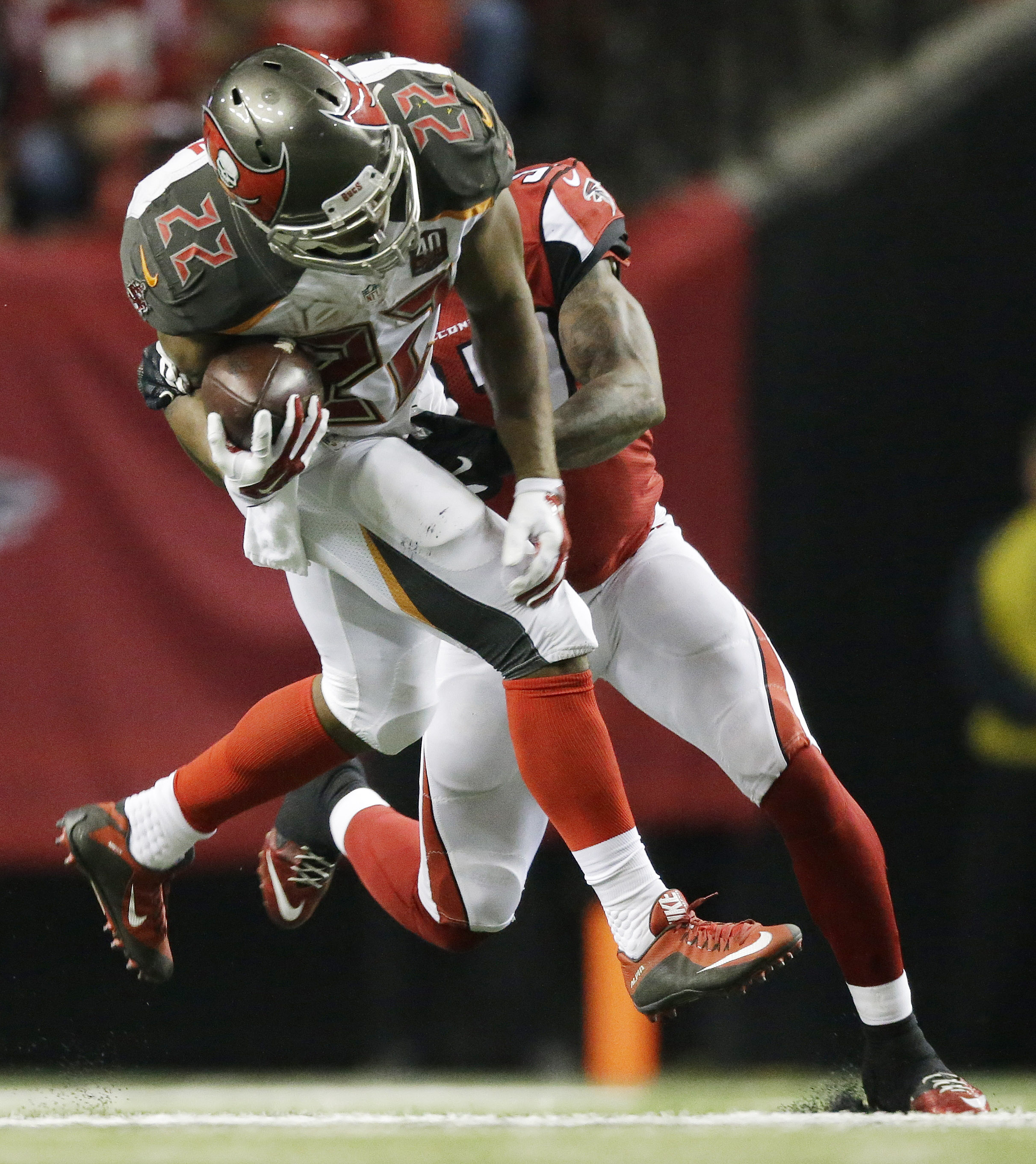 Bucs beat Falcons 23-20 in overtime after blowing big lead