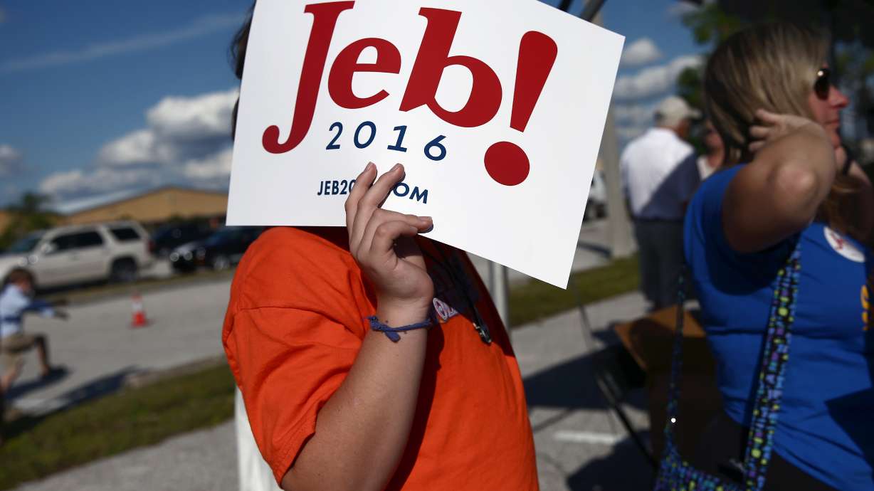 Bush hits campaign reset, retools slogan: 'Jeb Can Fix It'