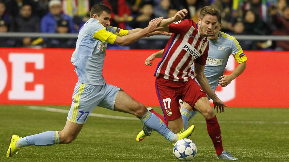 Atletico held to 0-0 draw by Astana in Champions League