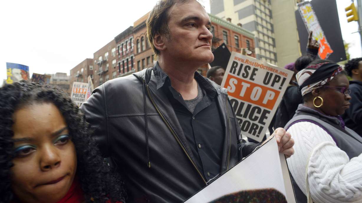 Tarantino says he won't be intimidated by police boycotts