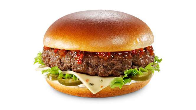 The 'spicy' burger is one of three gourmet patties McDonald's is launching in the UK. (Photo: From McDonalds)