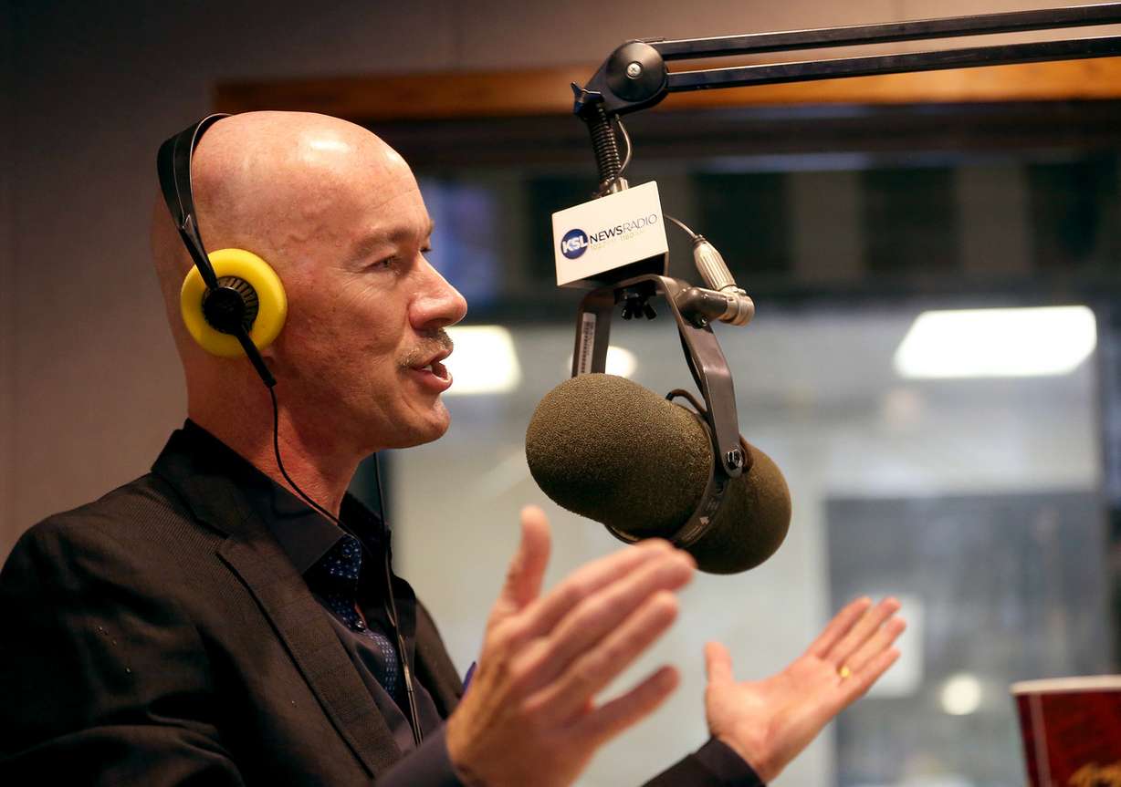 Former Salt Lake City police chief Chris Burbank discusses his new role as director of law enforcement engagement at the Center for Policing Equity during an interview at KSL in Salt Lake City on Thursday, Nov. 5, 2015. (Photo: Kristin Murphy/Deseret News)